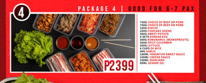 Package 4 (Good for 6-7 pax)