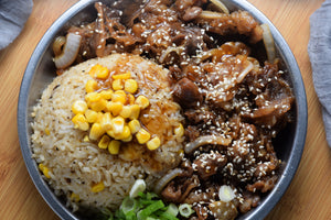 Special Bulgogi Beef Pepper Rice Overload